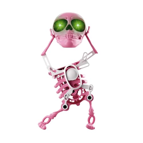 Pzuryhg Home Dancing Skeleton Toy, Skeleton Wind-up Rocking Toy, Funny Skeleton Swing Figure, Clockwork Skeleton Figure Funny Dancing Skeleton Toy for Desktop Ornament, 22cm/8.66 Inches von Pzuryhg