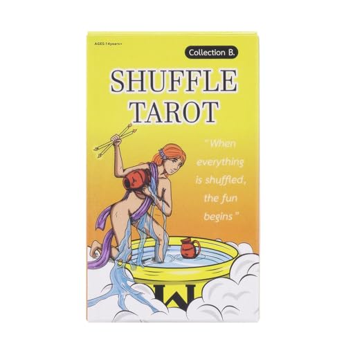 Pzuryhg Tarot Cards, Psychological Tarot Deck, Tarot Shuffle Deck, Tarot Cards for Beginners, 81-Card Tarot Deck, Tarot Card Deck, Mysterious Oracle Cards for Future and Past Insight von Pzuryhg