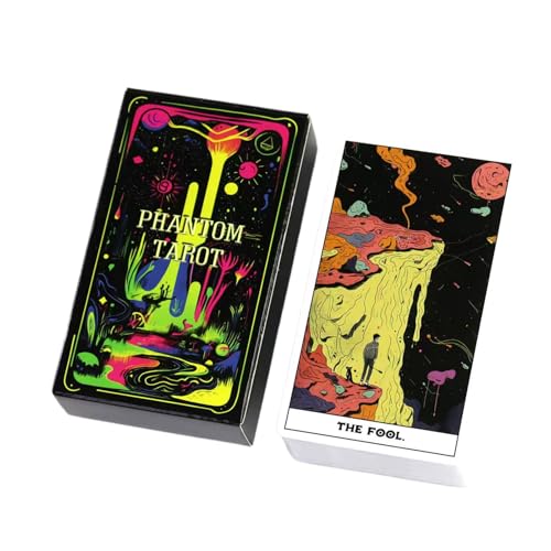 Pzuryhg -Wahrsagungsspiel - Tarotkarten für das Glücksspiel | English Version Standard Tarot Deck mit beschichtetem Papier, 78-Karten-Vermögen, Party-Brettspiele für von Fate inspirierte Rollenspiel Pzuryhg -Wahrsagungsspiel - Tarotkarten für das Glücksspiel | English Version Standard Tarot Deck mit beschichtetem Papier, 78-Karten-Vermögen, Party-Brettspiele für von Fate inspirierte Rollenspiel von Pzuryhg