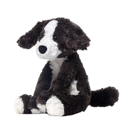 Pzuryhgborder Collie Stuffed Animal, Realistic Border Collie Toy, Black and White Plush Toy, Simulated Animal Plush, Huggable Border Collie, Realistic Dog Plush Plush Pp (Polyester Fiber) von Pzuryhg