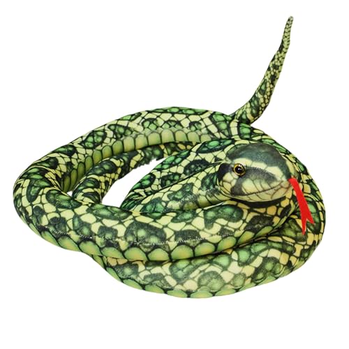 Snake Stuffed Animal, Throw Pillow Plushies, 79 Inch Plush Long Snake Stuffed Animal Toy, Soft Plushie Hugger Toy for Boys & Girls, Realistic Prank Prop Toys von Pzuryhg