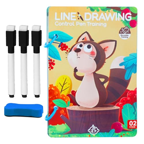 Stiftkontrolle Kartenspiel - Lernspiel zur Stiftführung & Frühförderung - Schreibübungs-Set mit Spaßfaktor für Vorschulkinder & Schüler Stiftkontrolle Kartenspiel - Lernspiel zur Stiftführung & Frühförderung - Schreibübungs-Set mit Spaßfaktor für Vorschulkinder & Schüler von Pzuryhg