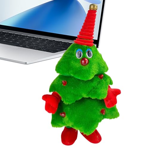 Weihnachtsbaum spricht musikalische Puppe - Singen Sie Urlaubsspielzeug für Kleinkinder | 3 Stücke Rotgrüne Plüsch -Kombination mit festlichen Farben, dekorative Stofftiere für Schlafzimmer und Wohnzi Weihnachtsbaum spricht musikalische Puppe - Singen Sie Urlaubsspielzeug für Kleinkinder | 3 Stücke Rotgrüne Plüsch -Kombination mit festlichen Farben, dekorative Stofftiere für Schlafzimmer und Wohnzi von Pzuryhg