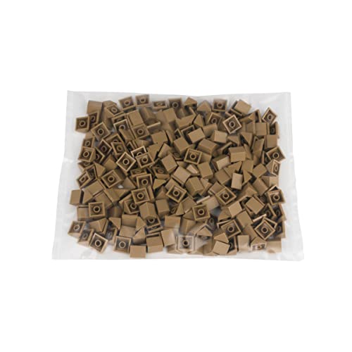 Q-Bricks Beutel 1000 STK. End Dachsteine 2X2/ 45° Graubeige 268 von Q-Bricks