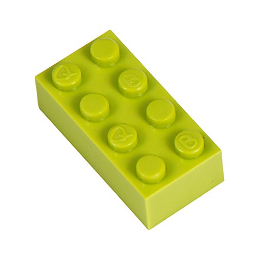 Q-BRICKS Beutel 1000Stck. Bausteine 2x4 Grasgrün 101 von Q-BRICKS