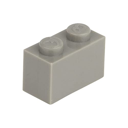 Q-Bricks Beutel 250Stck. Bausteine 1x2 Steingrau 280 von Q-Bricks