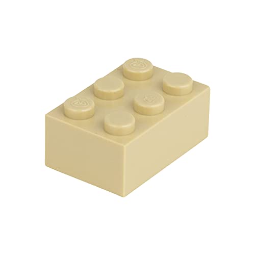 Q-BRICKS Beutel 250Stck. Bausteine 2x3 Elfenbein 094 von Q-BRICKS