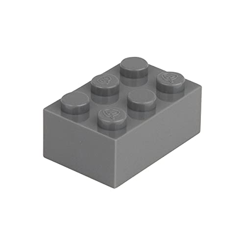 Q-BRICKS Beutel 250Stck. Bausteine 2x3 Staubgrau 851 von Q-BRICKS