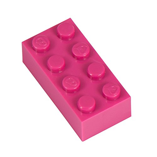 Q-BRICKS Beutel 250Stck. Bausteine 2x4 Magenta 824 von Q-BRICKS