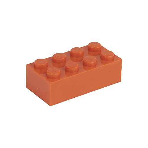 Q-Bricks Beutel 250Stck. Bausteine 2x4 Reinorange 501 von Q-Bricks