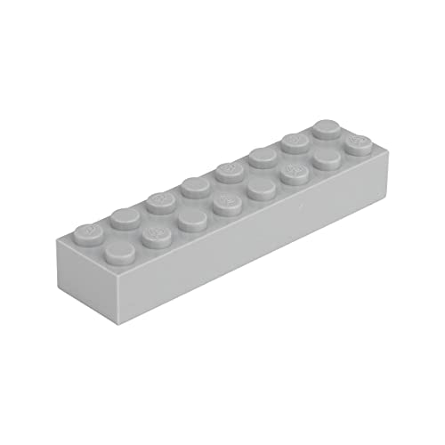 Q-BRICKS Beutel 250Stck. Bausteine 2x8 Fenstergrau 411 von Q-BRICKS