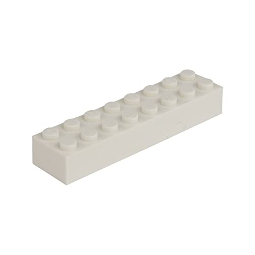 Q-BRICKS Beutel 250Stck. Bausteine 2x8 Reinweiss 713 von Q-BRICKS