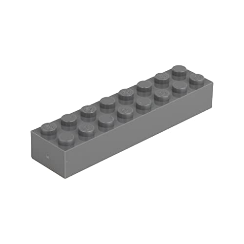 Q-Bricks Beutel 250Stck. Bausteine 2x8 Staubgrau 851 von Q-Bricks