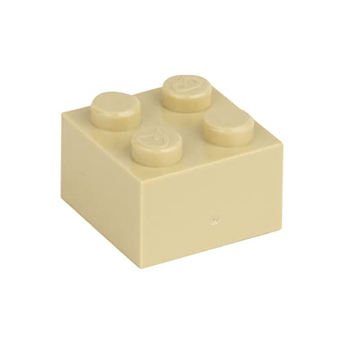 Q-BRICKS Beutel 500Stck. Bausteine 2x2 Elfenbein 094 von Q-BRICKS