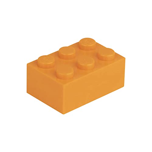 Q-BRICKS Beutel 500Stck. Bausteine 2x3 Hellorange 150 von Q-BRICKS