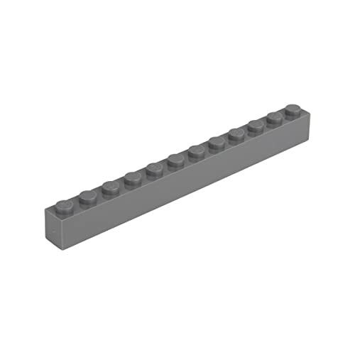 Q-Bricks Beutel 250Stck. Bausteine 1x12 Staubgrau 851 von Q-Bricks