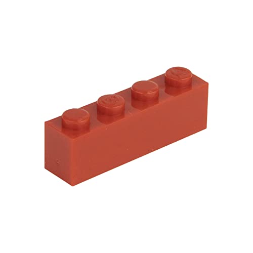 Q-Bricks Beutel 250Stck. Bausteine 1x4 Feuerrot 620 von Q-Bricks