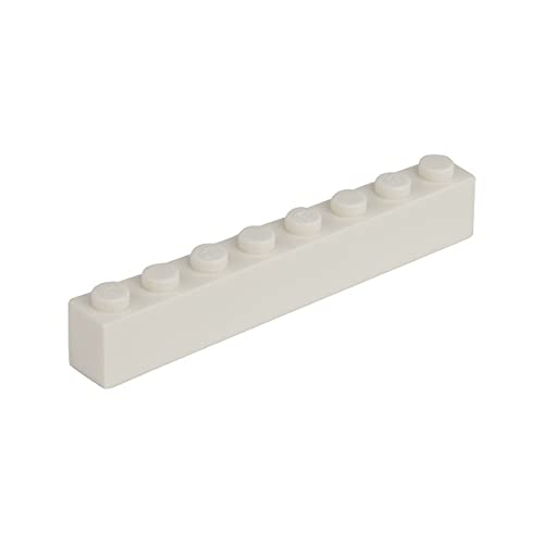 Q-Bricks Beutel 250Stck. Bausteine 1x8 Reinweiss 713 von Q-Bricks