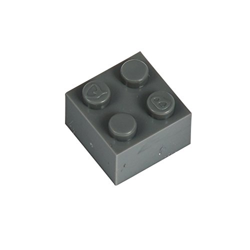 Q-Bricks Beutel 250Stck. Bausteine 2x2 Staubgrau 851 von Q-Bricks