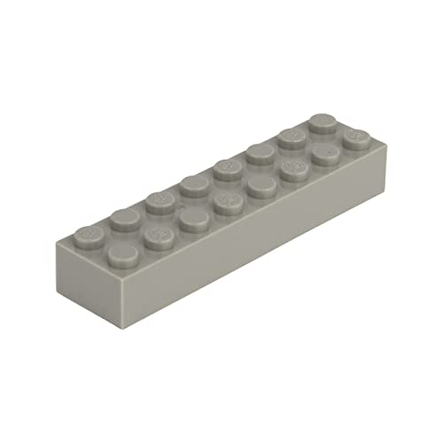 Q-Bricks Beutel 250Stck. Bausteine 2x8 Steingrau 280 von Q-Bricks