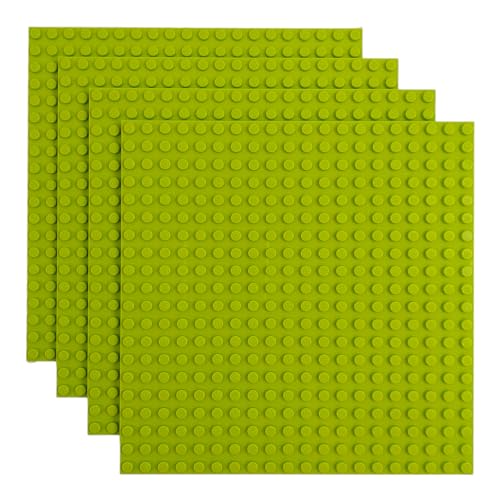 Q-Bricks Classic Bauplatten | 20x20 Noppenanzahl | 16 * 16 cm | Kompatibel mit Meisten Marken | 4 STK. im Set | Farbe: Grassgrün Q-Bricks Classic Bauplatten | 20x20 Noppenanzahl | 16 * 16 cm | Kompatibel mit Meisten Marken | 4 STK. im Set | Farbe: Grassgrün von Q-Bricks