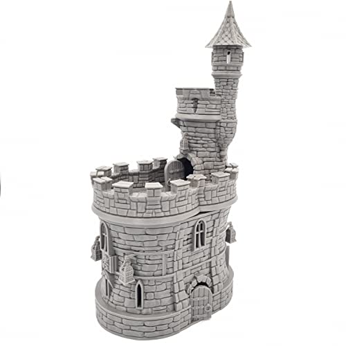 QP3D – Barbican Gate House Castle – Fantasy Terrain Landschaft für Tischplatte & RPG 28–32 mm Miniaturen Wargame Requisiten DnD D&D, 3D gedruckt und lackierbar (klassisch) von Q P Quality Printing 3D