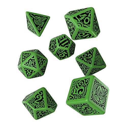 Q-Workshop CTC60 - Call of Cthulhu: The Outer Gods Cthulhu Dice Set (7) von Q Workshop