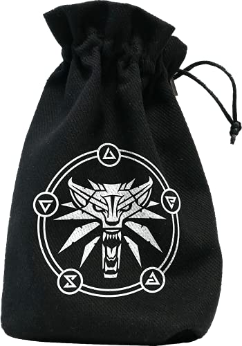 Q-Workshop QWOWGE16 The Witcher Dice Bag: Geralt – School of the Wolf (7), Weiss/Opulenter Garten von Q Workshop