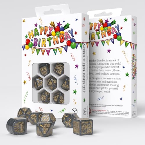 Happy Birthday Dice Set: Confetti Happy Birthday Dice Set: Confetti von Q Workshop