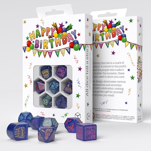 Happy Birthday Dice Set: Streamers Happy Birthday Dice Set: Streamers von Q Workshop