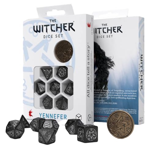 Q-Workshop WYE37 - The Witcher Dice Set: Yennefer – The Obsidian Star (7), 295.0 x 295.0 x 85.0 mm von Q Workshop