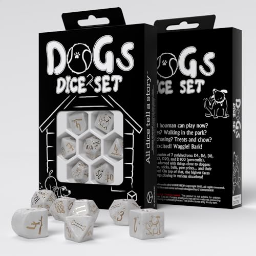 Q-Workshop Dogs Dice Set: Charlie (7) von Q Workshop