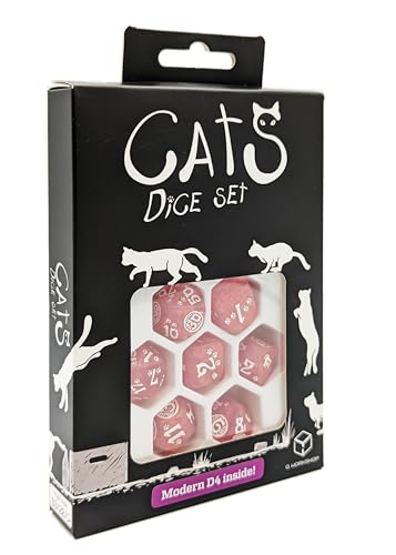 Q-Workshop QWOCAT07 Cats Dice Set: Daisy (7), Nicht Zutreffend von Q Workshop