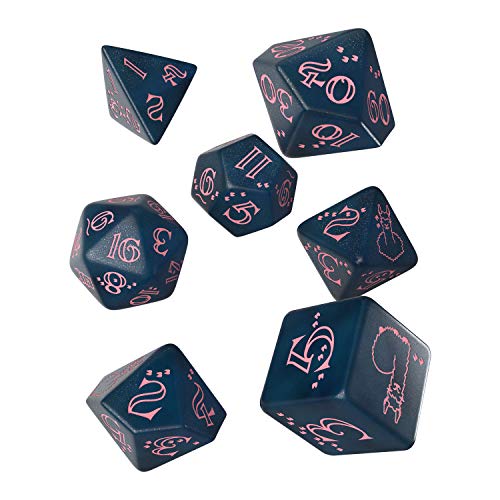 Q-Workshop LLA3E - Sparkling Llama Dice Dark blue/Pink (7), Keine von Q Workshop