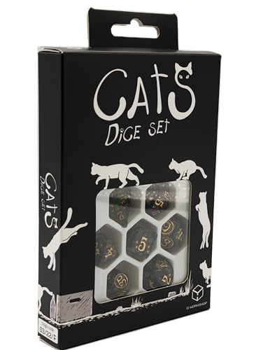 Q-Workshop QWOCAT06 Cats Dice Set: Pixel (7), Nicht Zutreffend von Q Workshop