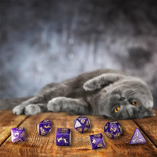 Q-Workshop Cats Dice Set: Purrito von Q Workshop