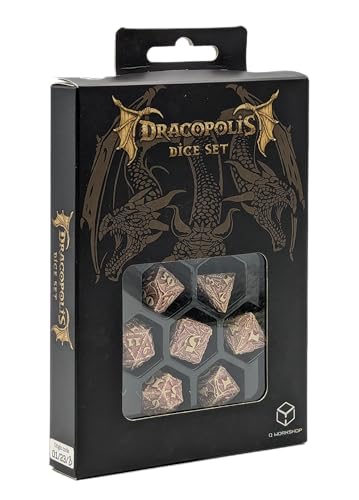 Q-Workshop Dracopolis Dice Set – The Yucatan Featherwing von Q Workshop