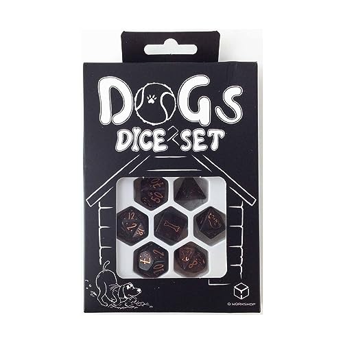 Q-Workshop Dogs Dice Set: Luna (7) von Q Workshop