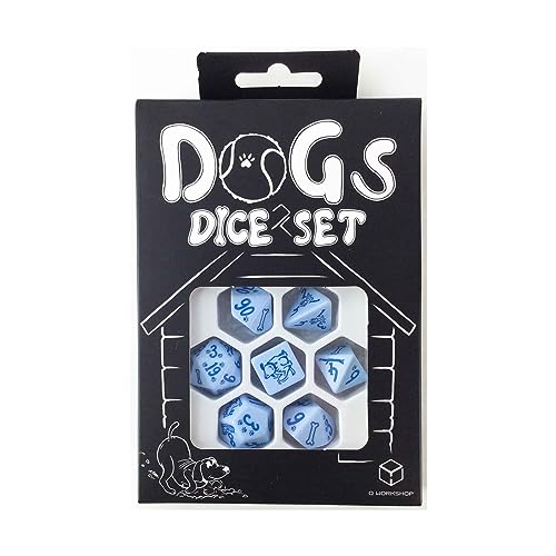 Q-Workshop QWOSDOG2 Dogs Dice Set Max Würfel von Q Workshop