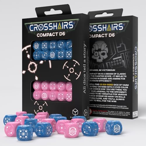 Q-Workshop QWOSTCA2 Crosshairs Compact D6: Blue & Pink, 14mm von Q Workshop