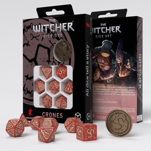 Q-Workshop QWOWCR01 The Witcher Dice Set: Crones – Brewess (7) von Q Workshop