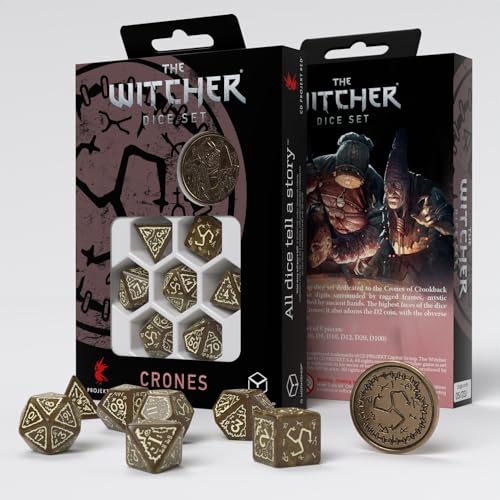 Q-Workshop QWOWCR02 The Witcher Dice Set: Crones – Weavess (7) von Q Workshop