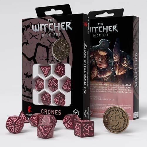 Q-Workshop The Witcher Dice Set: Crones – Whispess (7) von Q Workshop