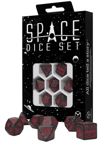 Q-Workshop QWOSPA02 Space Dice Set Voyager (7) von Q Workshop