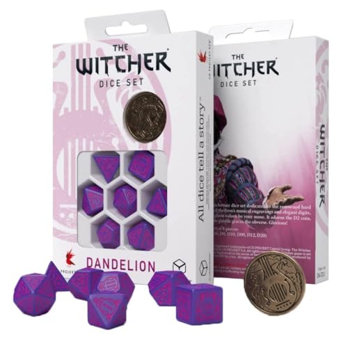 Q-Workshop WDA3R - The Witcher Dice Set: Dandelion – The Hearts' Conqueror (7) von Q Workshop