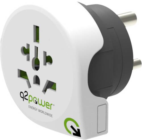 Q2 Power 1.100240 Reiseadapter Welt nach Indien von Q2 Power