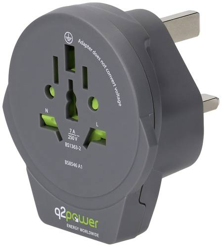 Q2 Power 165444 Reiseadapter von Q2 Power