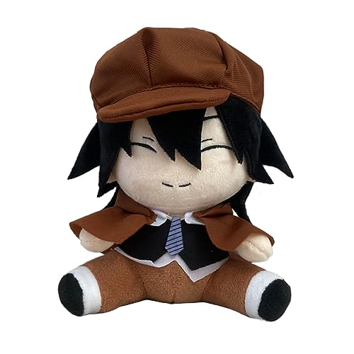 QAHEART Nakahara Chuuya Plushies, Anime Cartoon Ranpo Edogawa Soft Plush Cute Stuffed Anime Peripheral Gift for Fans von QAHEART