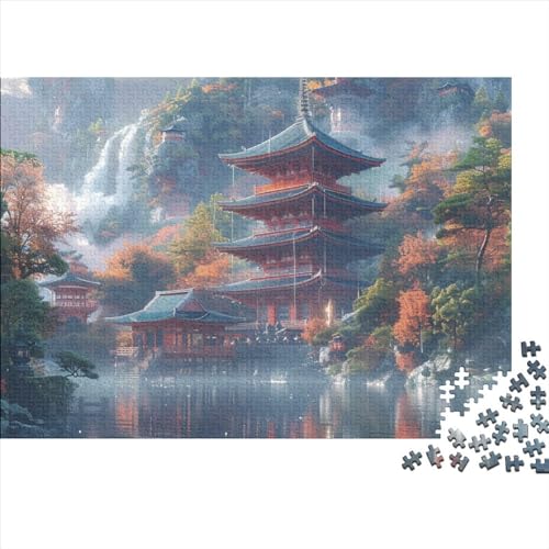 Puzzle 1000 Teile Puzzle-Herausforderung Puzzle-Kunstwerk Herausfordernde Geistige Berühmte Sehenswürdigkeiten Herausforderung Herausfordernde Unterhaltung Grips-Spiel 1000pcs (75x50cm) von QAHSWIALN