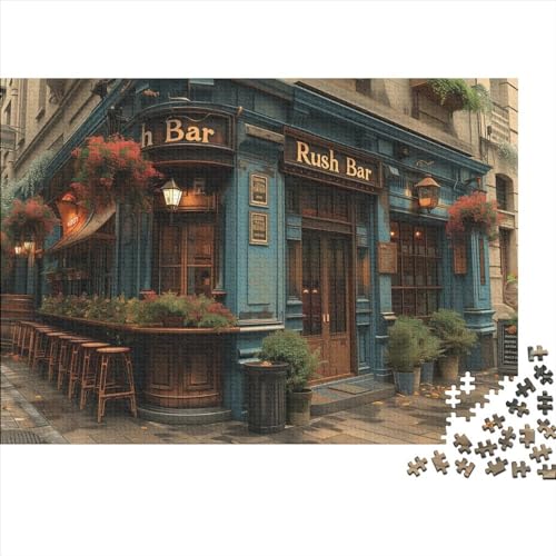 Stadtbild Puzzle 1000 Teile Geduldsspiel Logikspiel Geistige Herausforderung Londoner Stadtbild Entspannung Durch Puzzeln Zeitvertreib Für Alle Altersgruppen 1000pcs (75x50cm) von QAHSWIALN